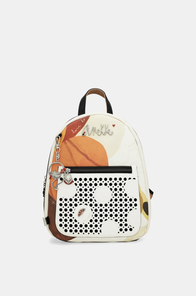 Mochila de paseo mediana Lunares