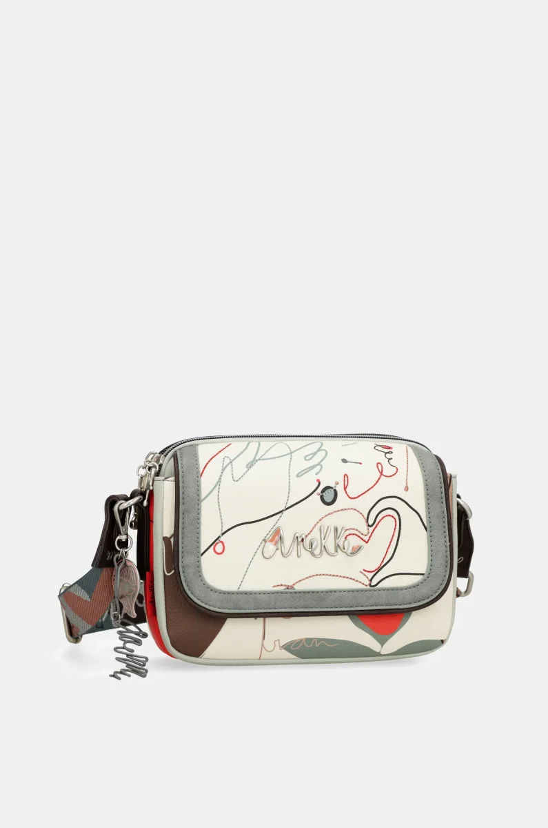 Bandolera de solapa ovalada Ole - Imagen 4