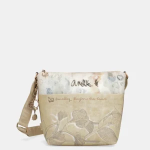 Bandolera grande con bolsillo frontal Whispers