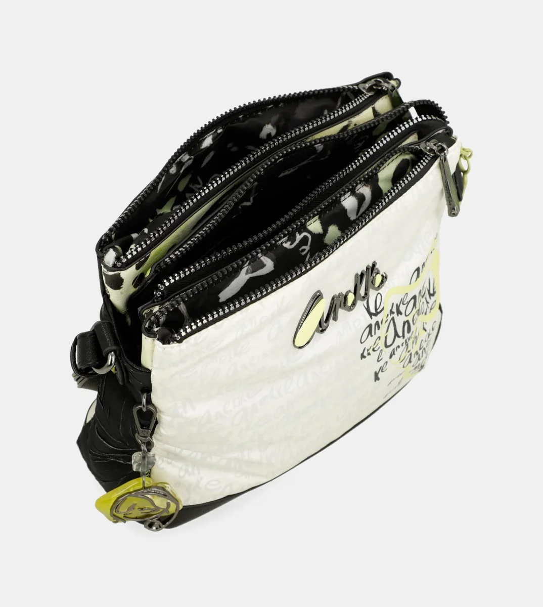 Bandolera estampada 3 compartimentos Nature Towanda - Imagen 7