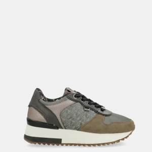 Deportivos plataforma taupe