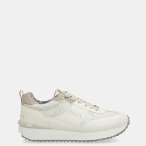 Deportivos blancos suela multicolor
