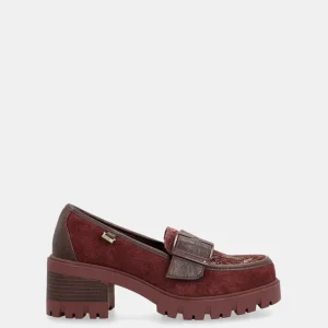 Mocasines burdeos