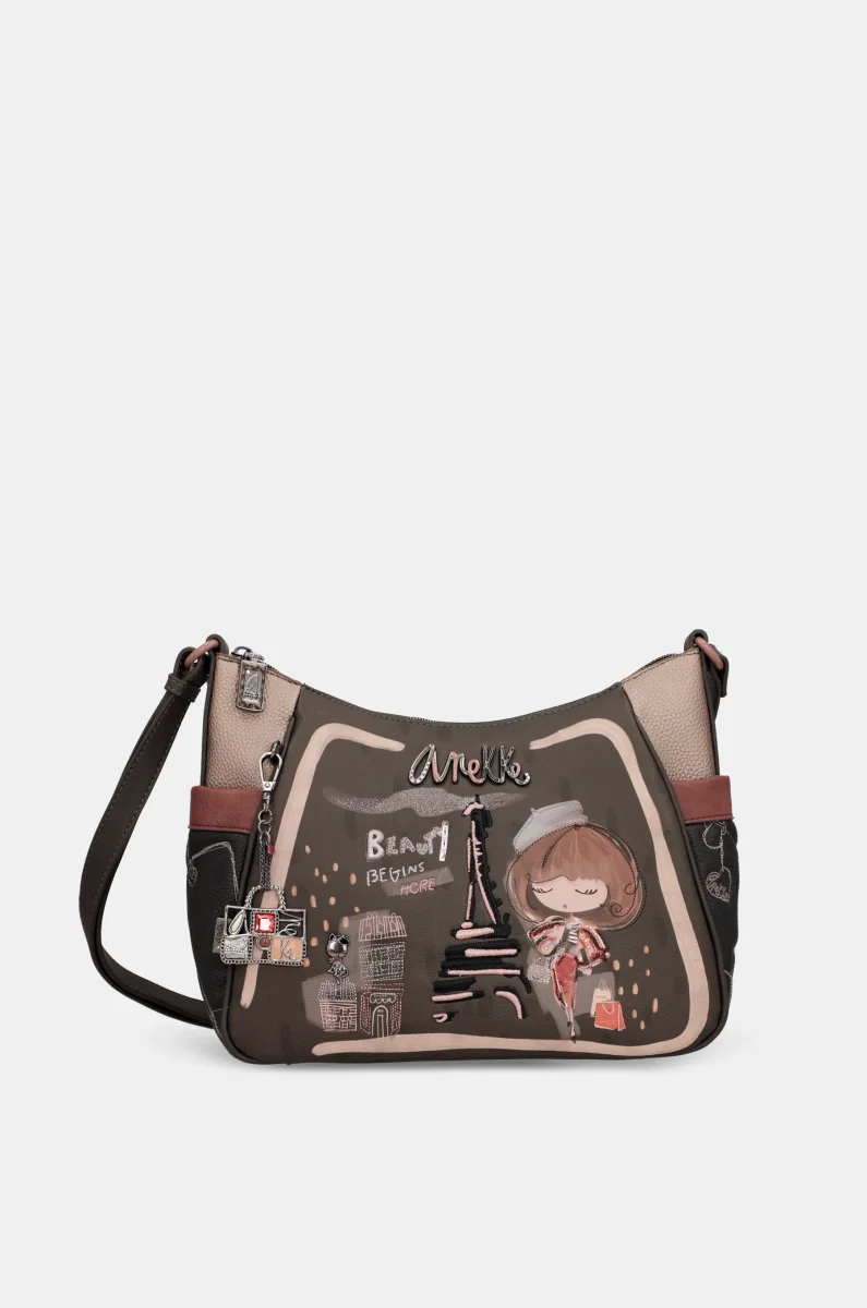 Bolso de hombro con bandolera grande Mademoiselle - Imagen 3