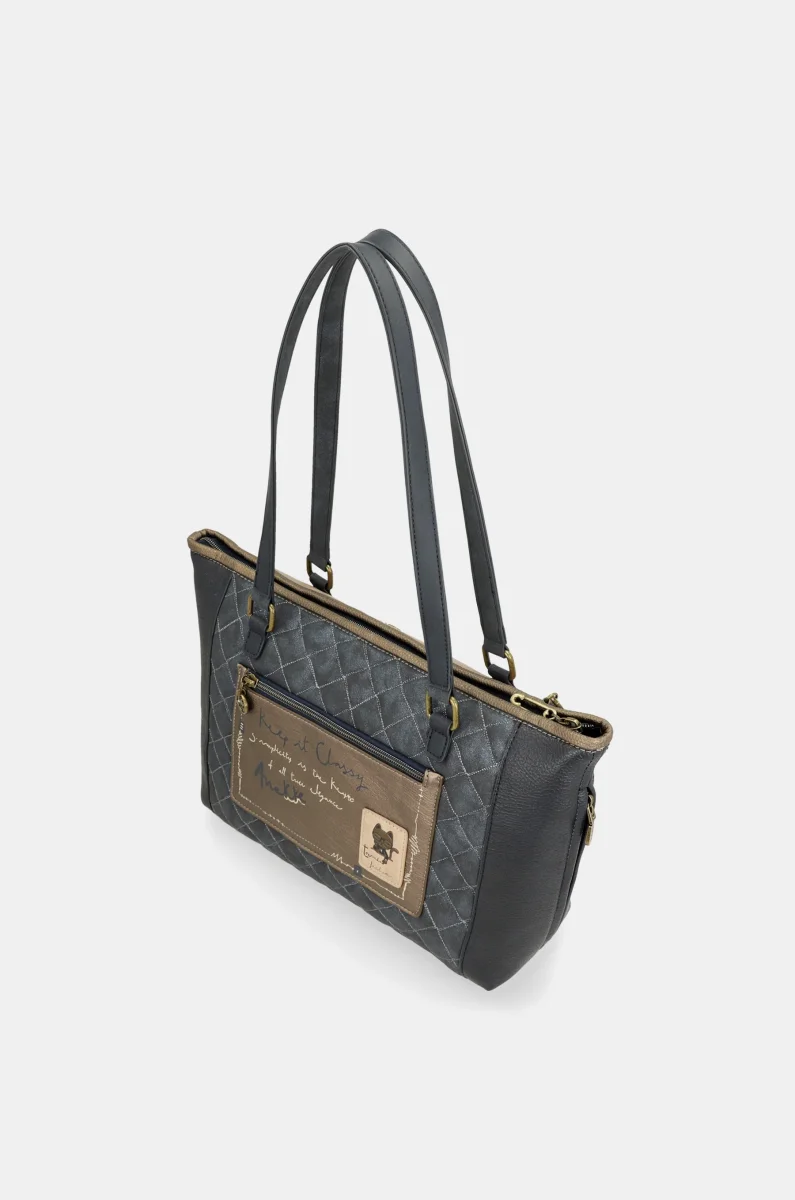 Bolso shopper con bandolera Studio - Imagen 9