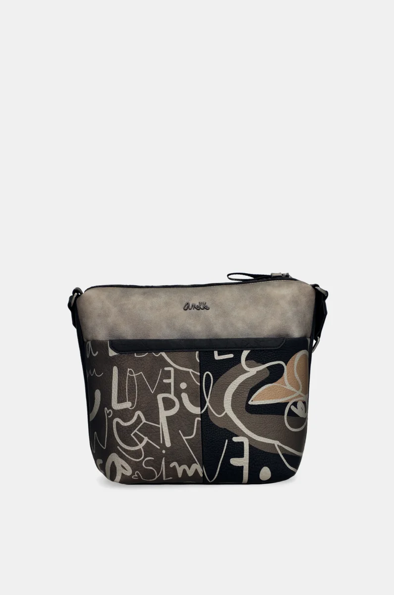 Bandolera grande con bolsillo frontal Nature Koko - Imagen 4