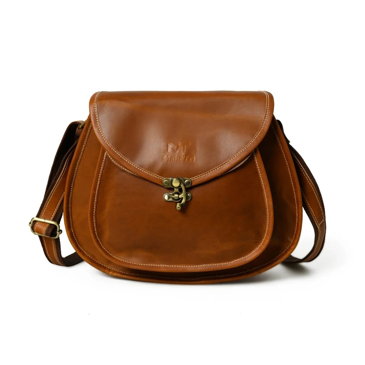 Stylish Trendy Leather Sling Bag - Imagen 2