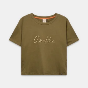 Camiseta de manga corta verde