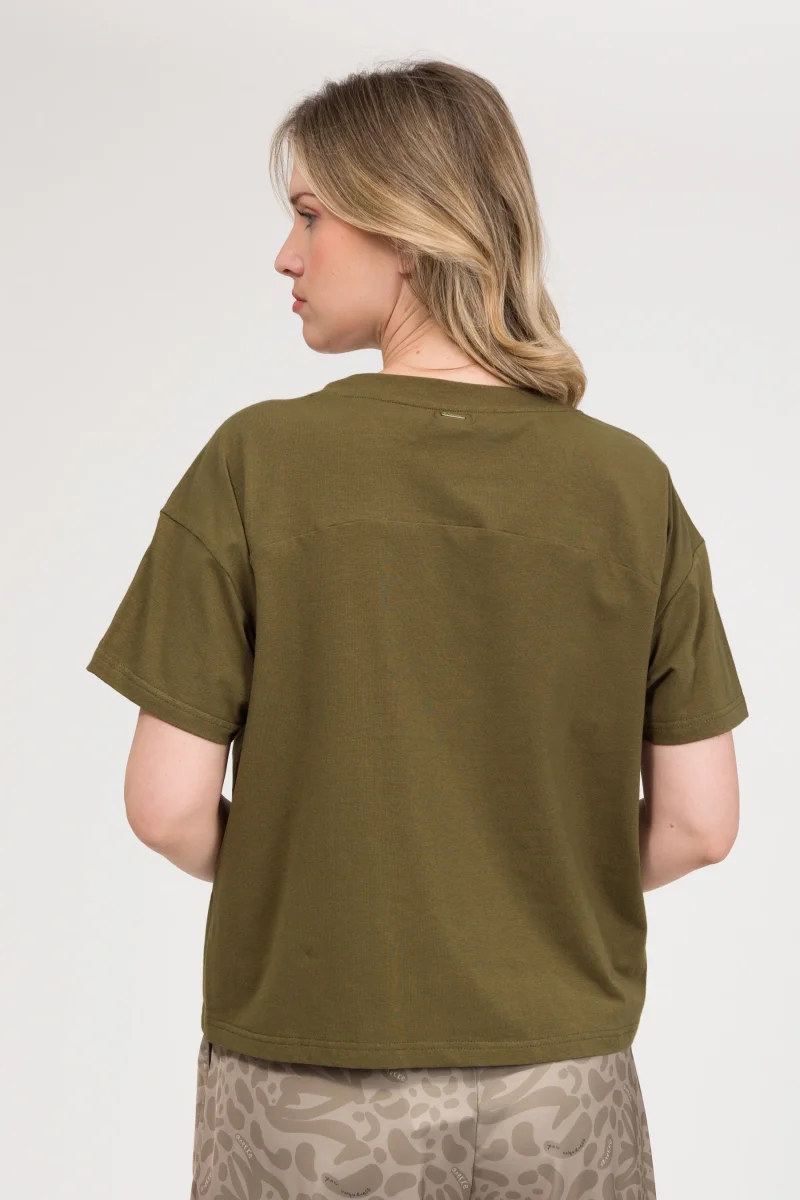 Camiseta de manga corta verde - Imagen 5