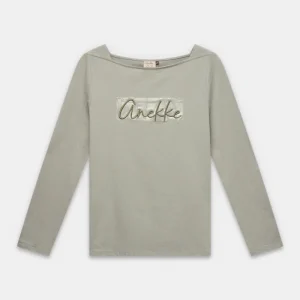 Camiseta de manga larga y logo