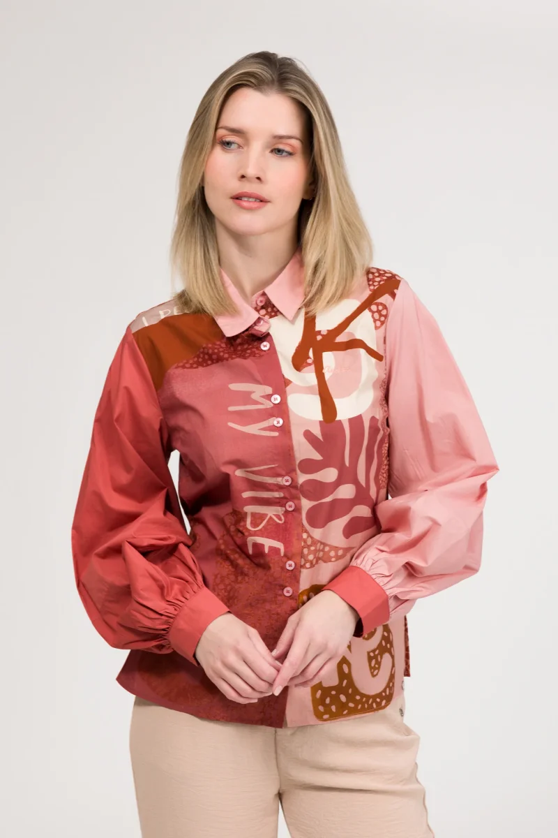 Camisa de manga larga estampada - Imagen 3