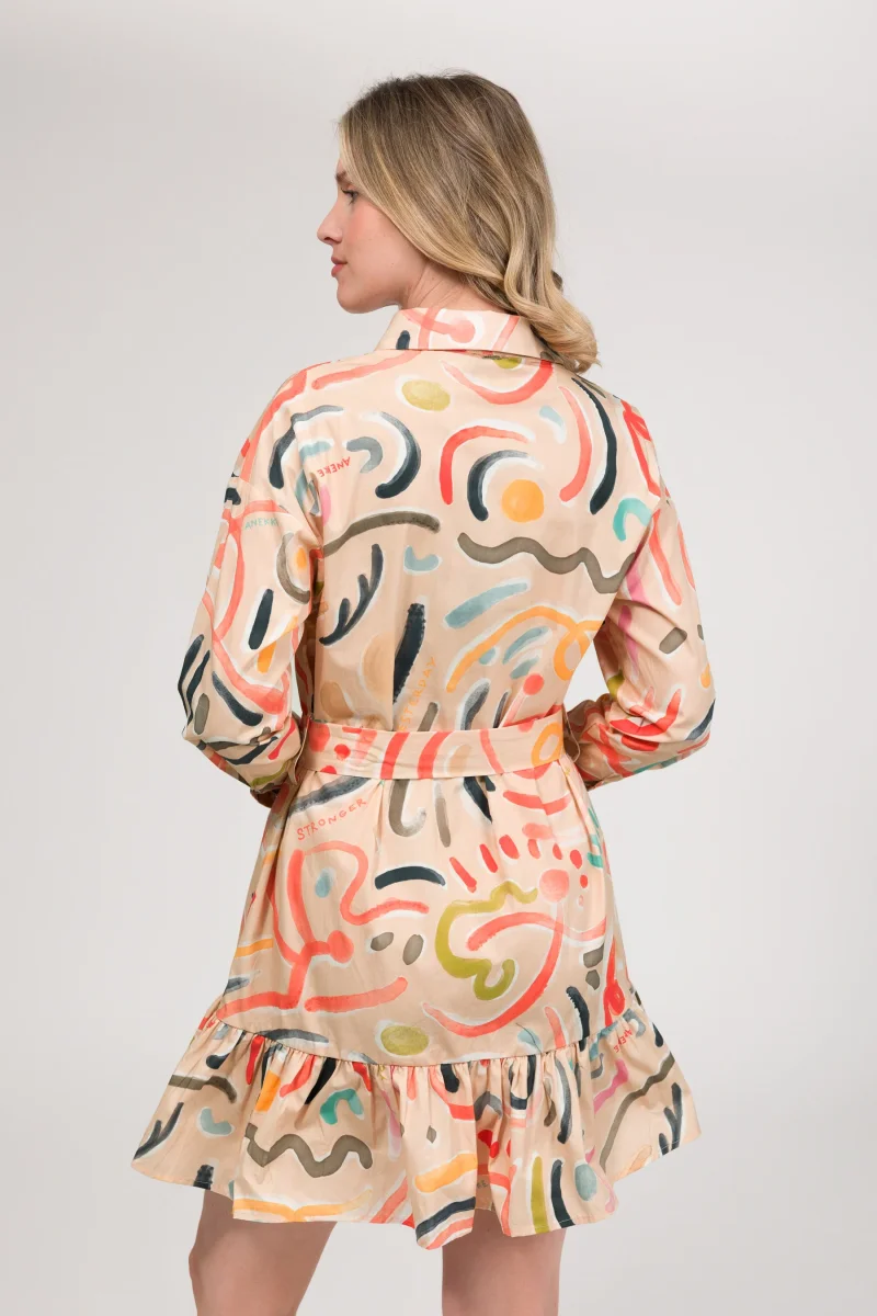 Vestido estampado Olympia - Imagen 4
