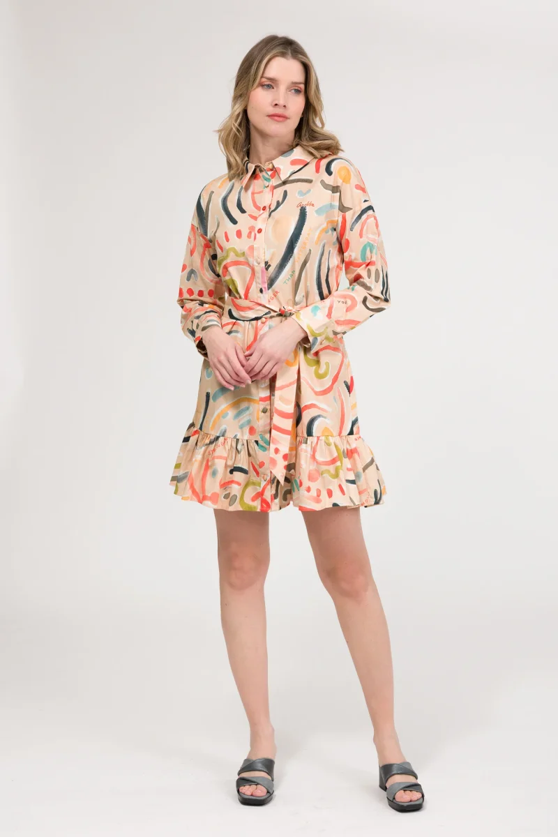 Vestido estampado Olympia - Imagen 3