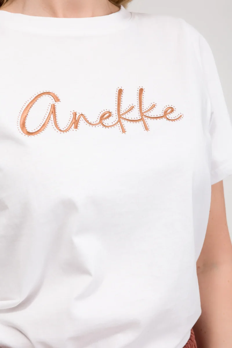 Camiseta de manga corta blanca - Imagen 5