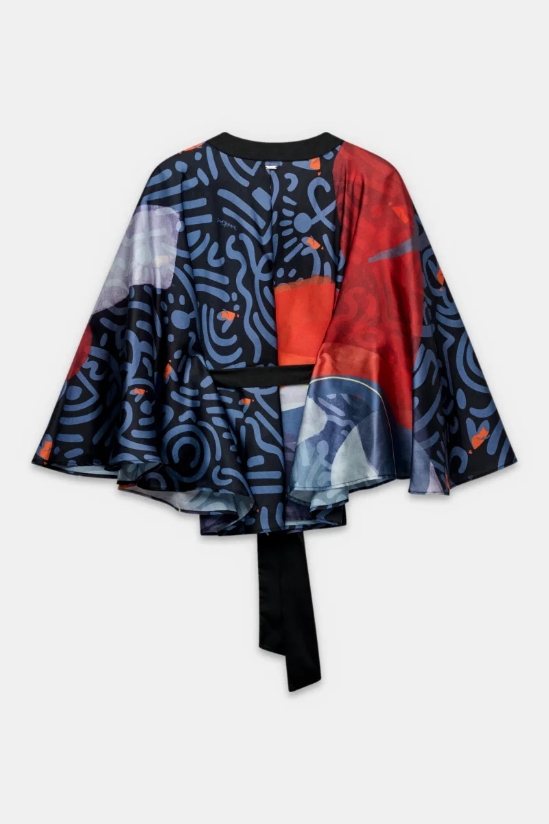 Kimono estampado fluido - Imagen 4