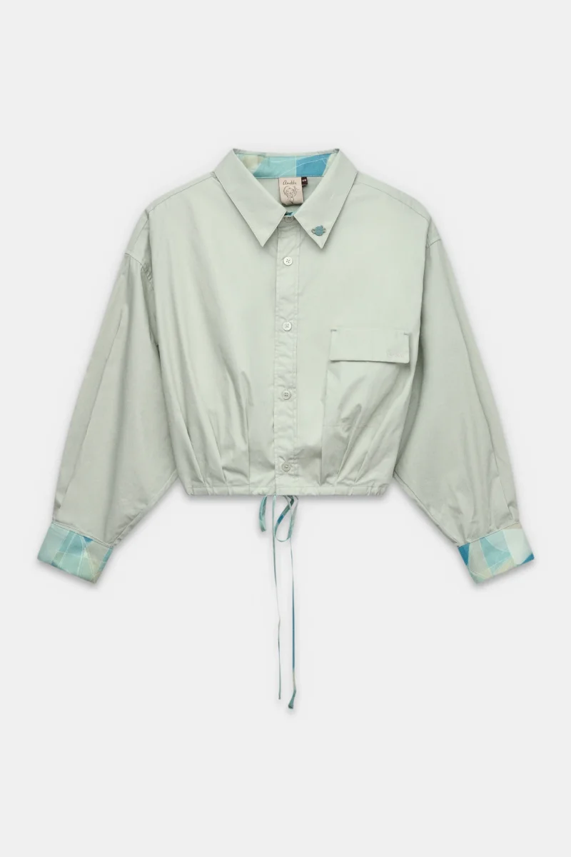 Camisa crop top