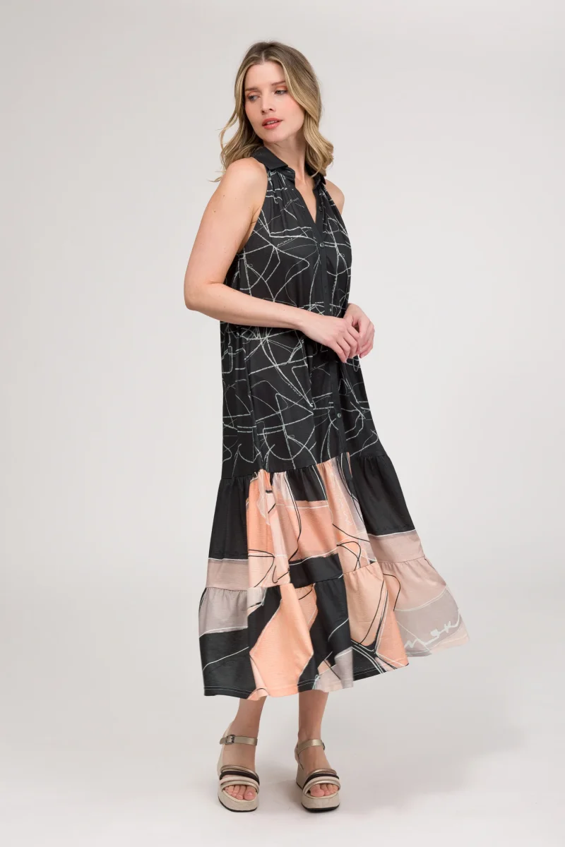 Vestido sin mangas estampado - Imagen 3