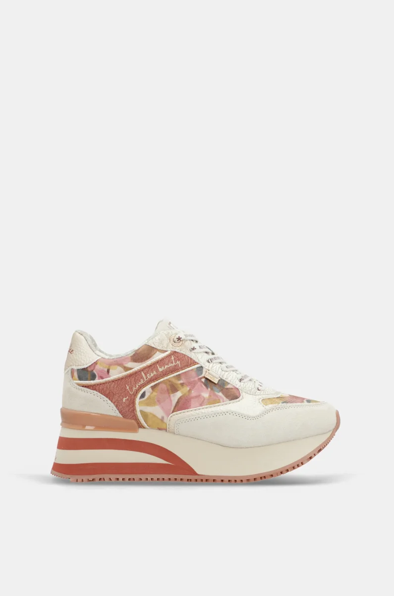 Deportivos rosa y beige Bloom