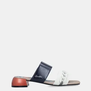 Sandalias con tacón y eslabones Eikon