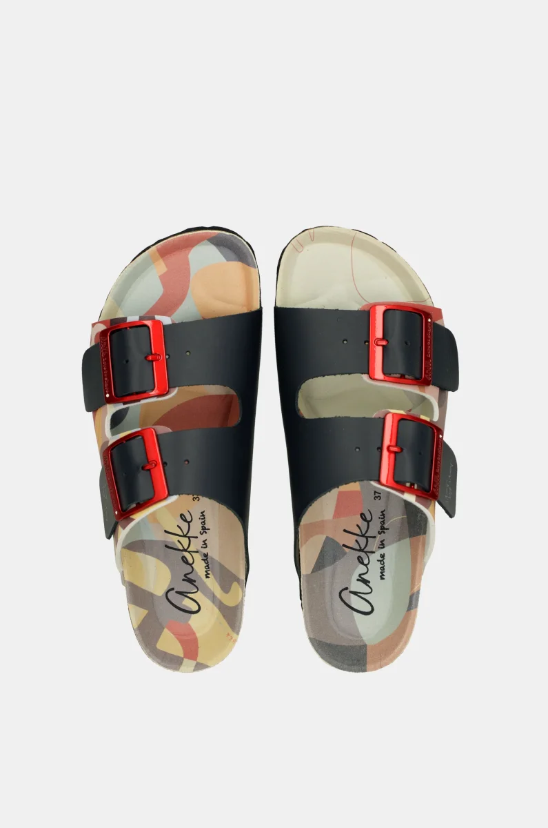 Sandalias bio azul marino Eikon - Imagen 3