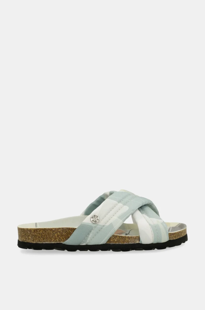 Sandalias cruzadas azules - Imagen 2