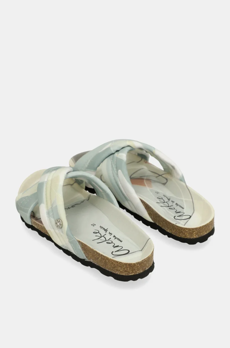 Sandalias cruzadas azules - Imagen 5