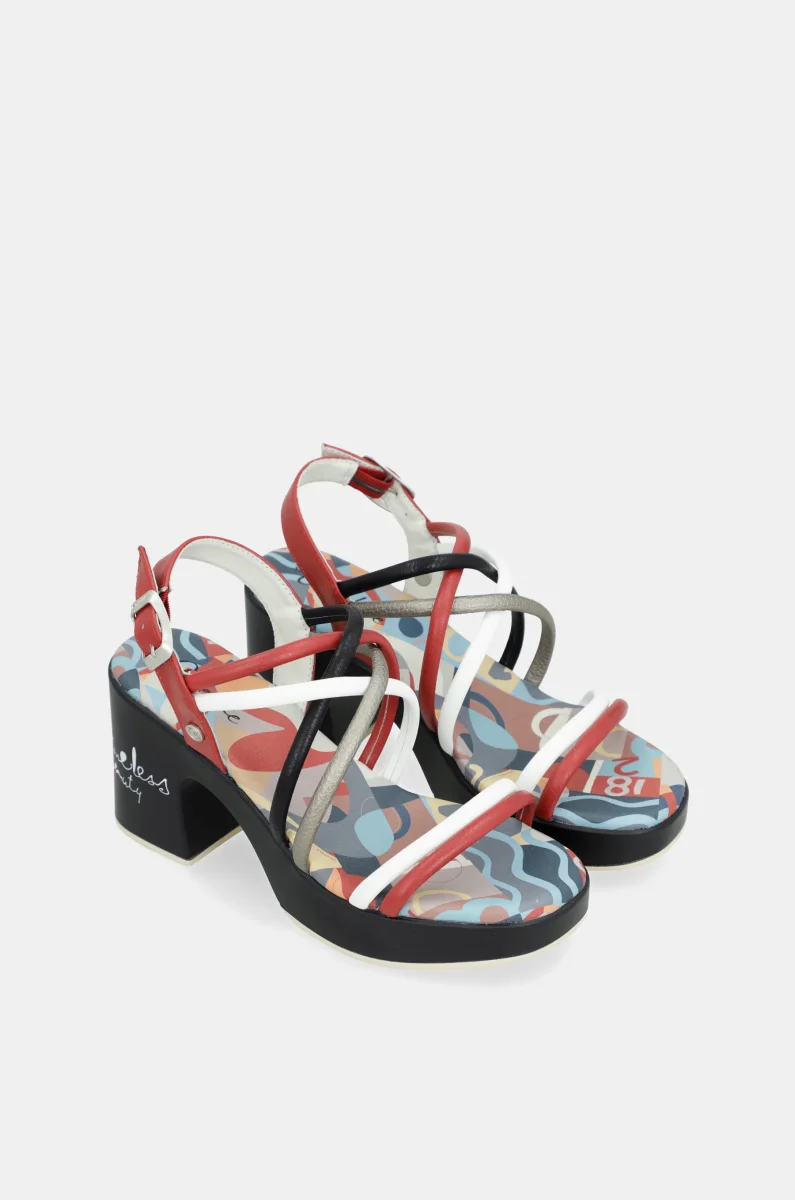 Sandalias plataforma y tacón Eikon - Imagen 3