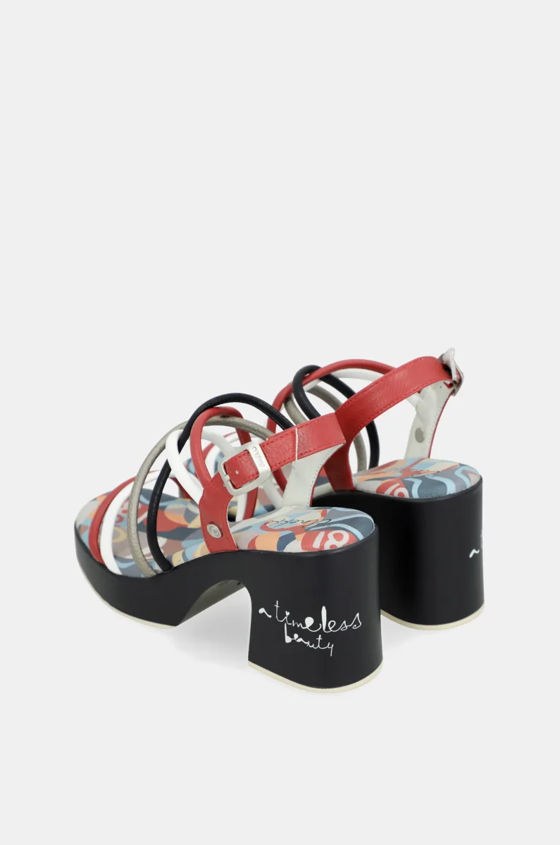 Sandalias plataforma y tacón Eikon - Imagen 7