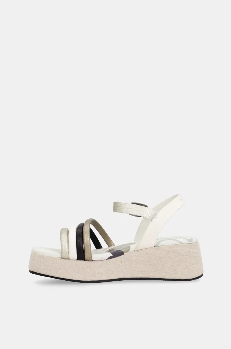 Sandalias con plataforma beige - Imagen 5