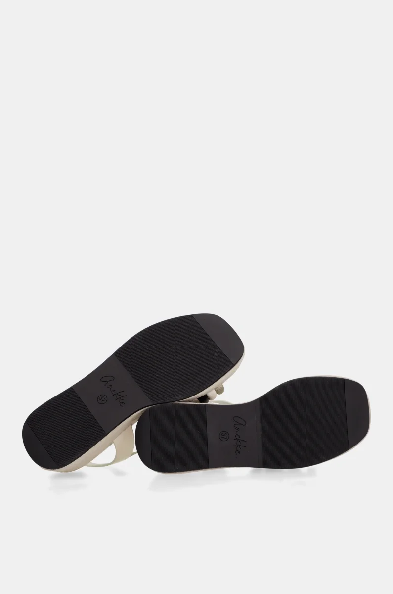 Sandalias con plataforma beige - Imagen 8