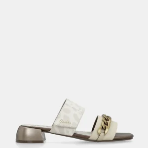 Sandalias con tacón y eslabones Gaia