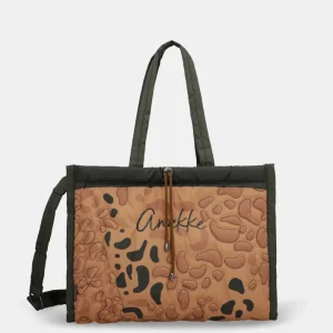 Bolso acolchado de playa teja