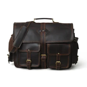 Midnight Buffalo Retro Briefcase