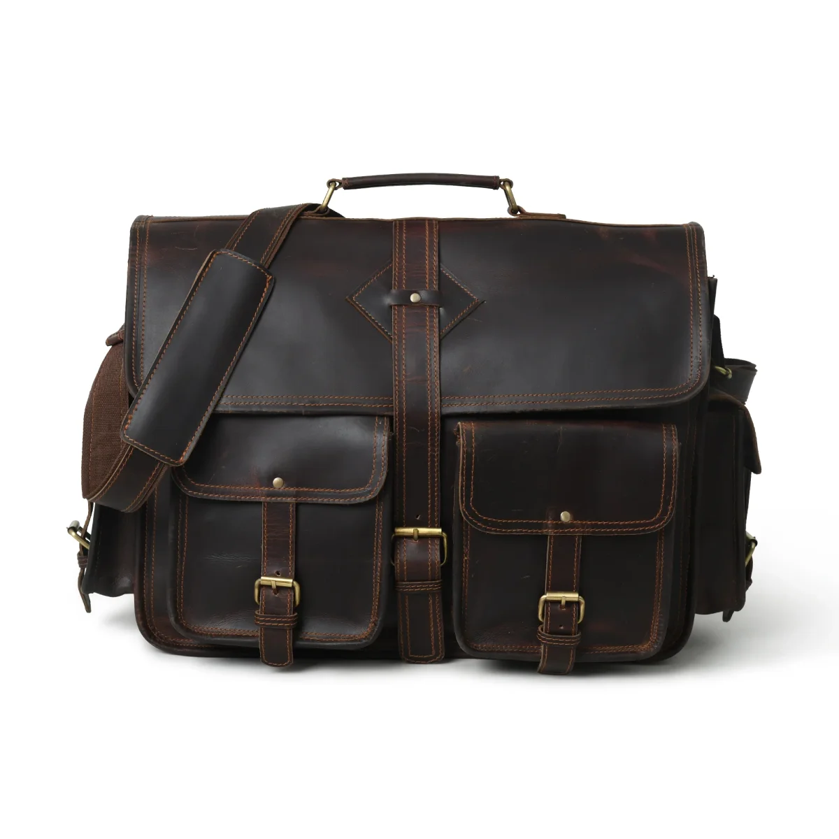 Midnight Buffalo Retro Briefcase - Imagen 2