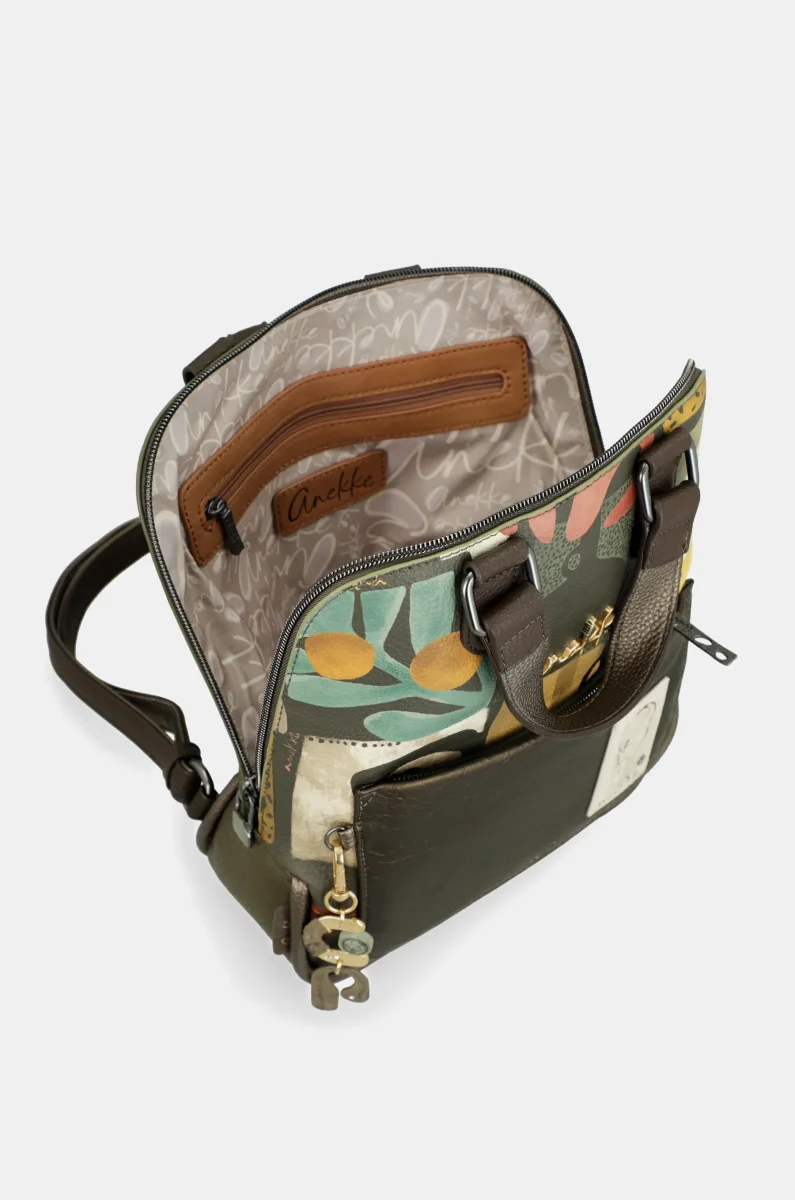Mochila estampada con asa corta Amphora - Imagen 7