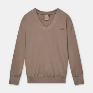 Camiseta beige de manga larga Tulip