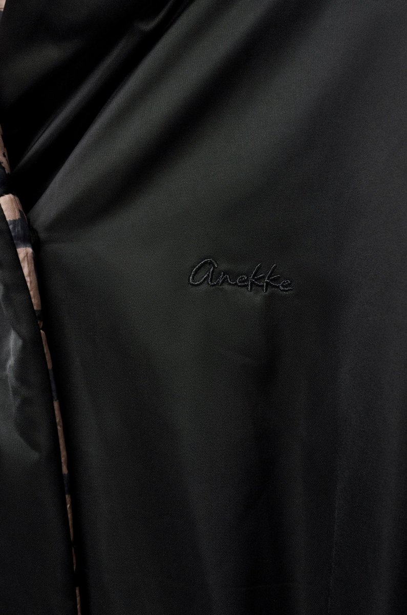 Abrigo reversible negro con capucha - Imagen 7