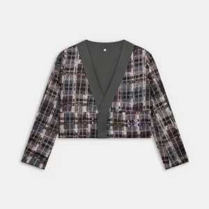 Blazer gris reversible Anekke