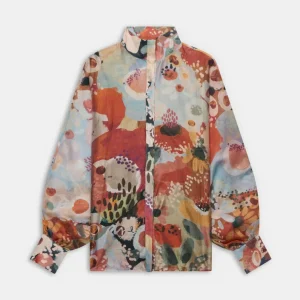 Camisa fluida estampada Blossom
