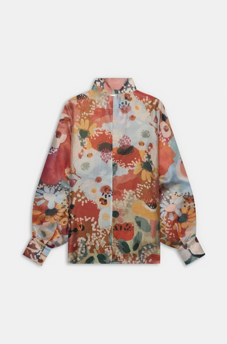 Camisa fluida estampada Blossom - Imagen 3