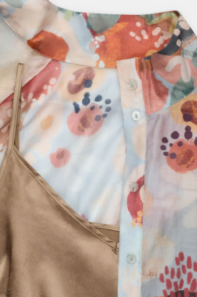 Camisa fluida estampada Blossom - Imagen 4
