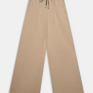 Pantalón fluido con cintura elástica