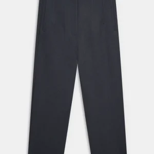 Pantalón gris oscuro de corte recto