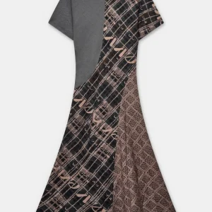 Vestido largo fluido estampado Orchestra