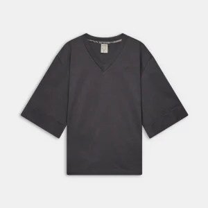 Camiseta gris de manga corta Anekke
