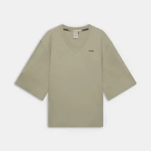 Camiseta verde de manga corta Anekke