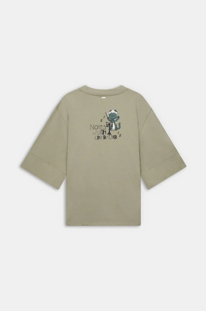 Camiseta verde de manga corta Anekke - Imagen 3