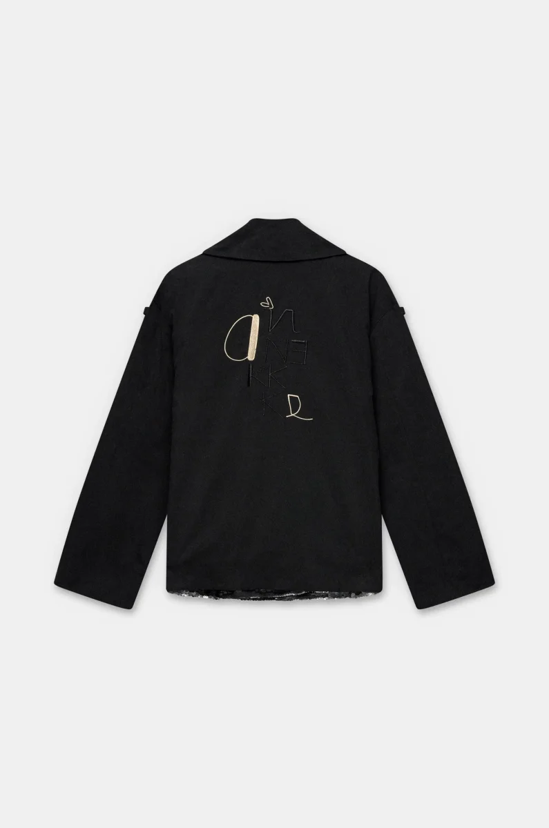 Chaqueta negra con lentejuelas - Imagen 3