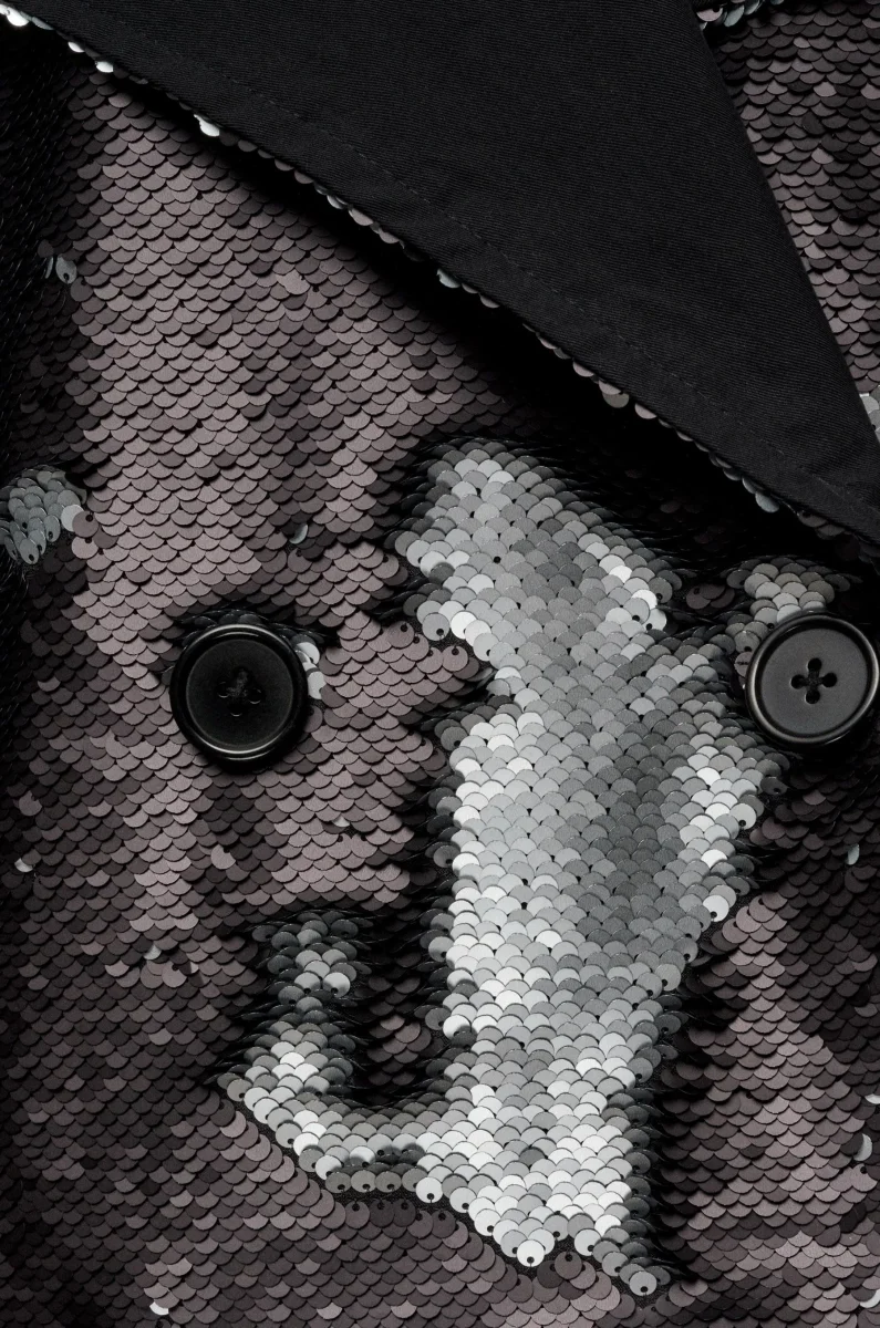 Chaqueta negra con lentejuelas - Imagen 4