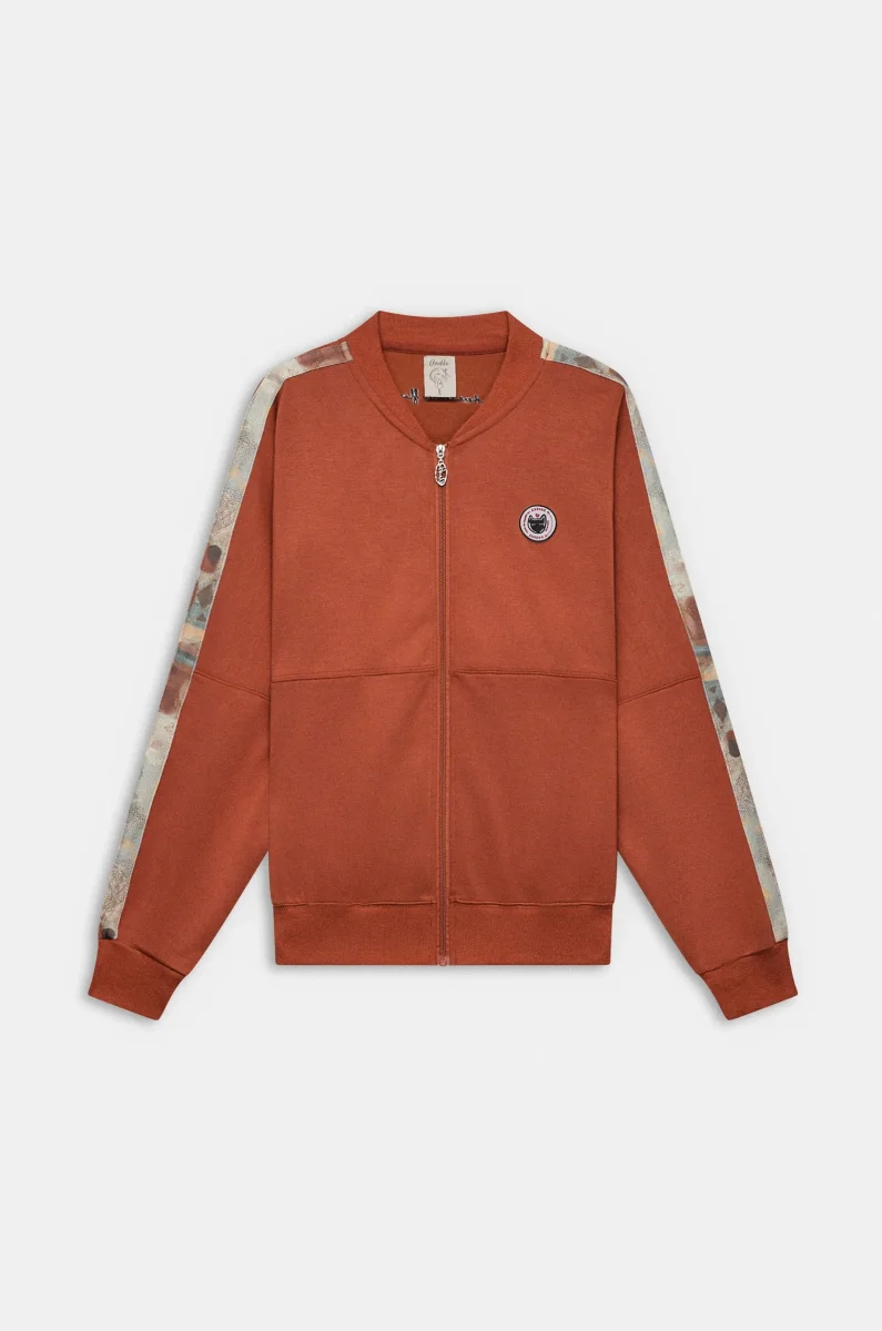 Chaqueta deportiva naranja con cremallera - Imagen 2